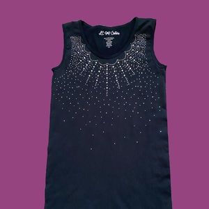 LC Couture Rhinestone Tank